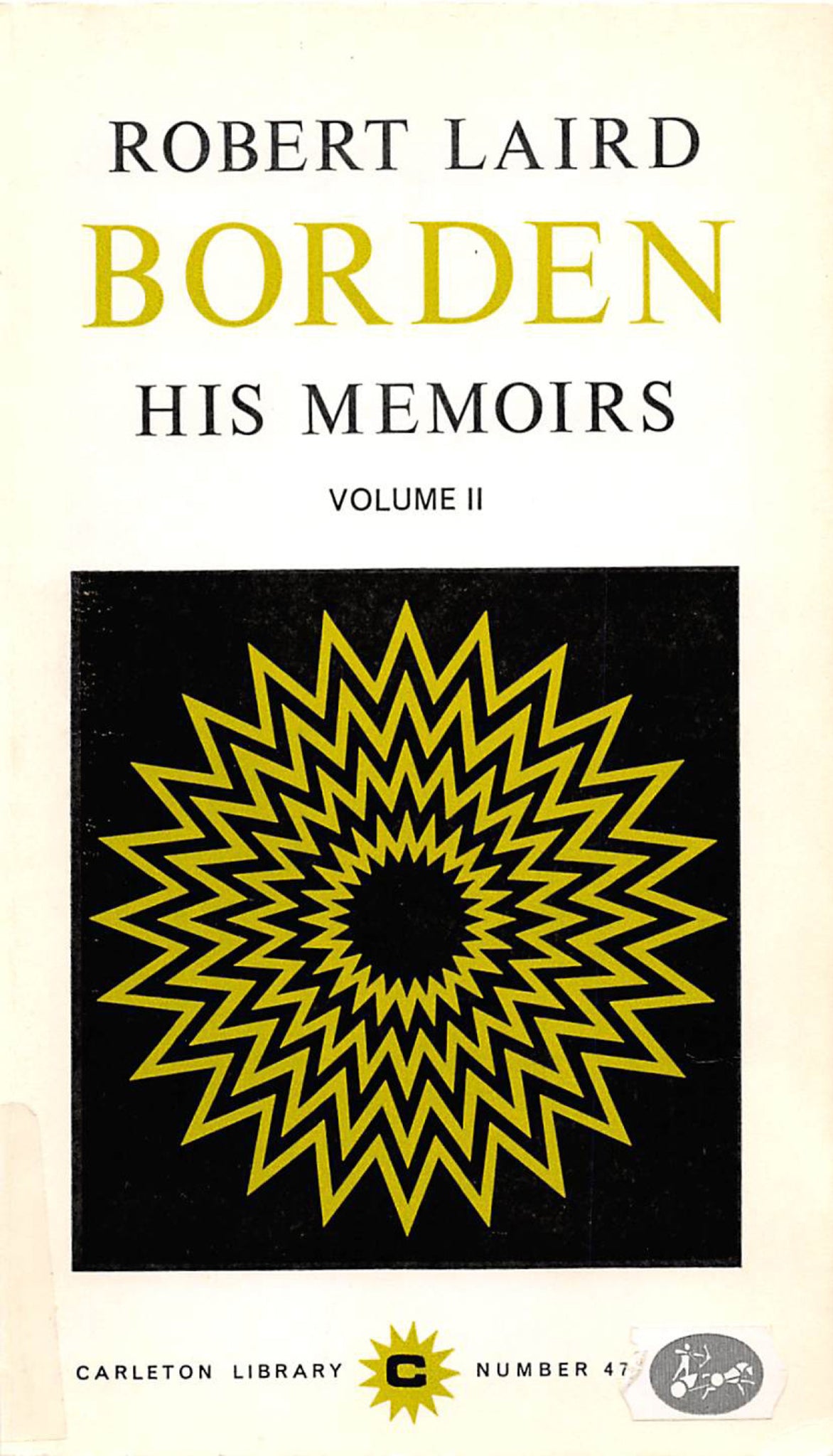 Cover image for Robert Laird Borden, Vol II ISBN 9780773583153